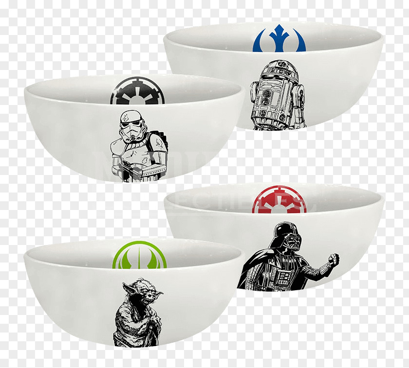 Porcelain Bowl Anakin Skywalker Stormtrooper Star Wars PNG