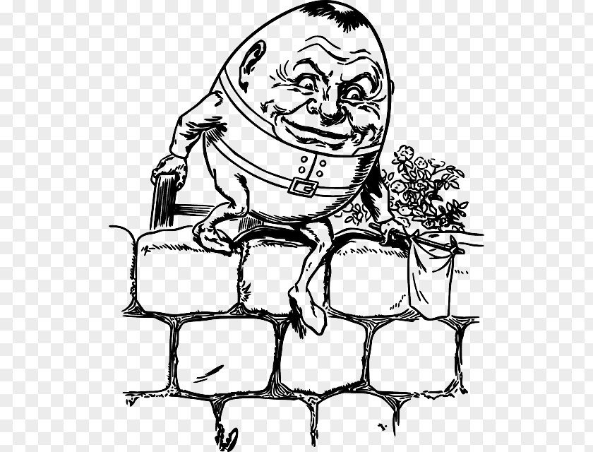 Short Rain Humpty Dumpty Drawing All The King's Men Nursery Rhyme Vector Graphics PNG