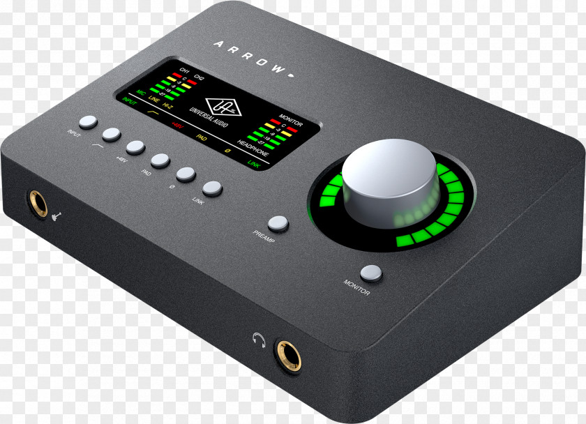 Studio Monitors Universal Audio UAD-2 Solo Core Sound Recording And Reproduction Thunderbolt PNG