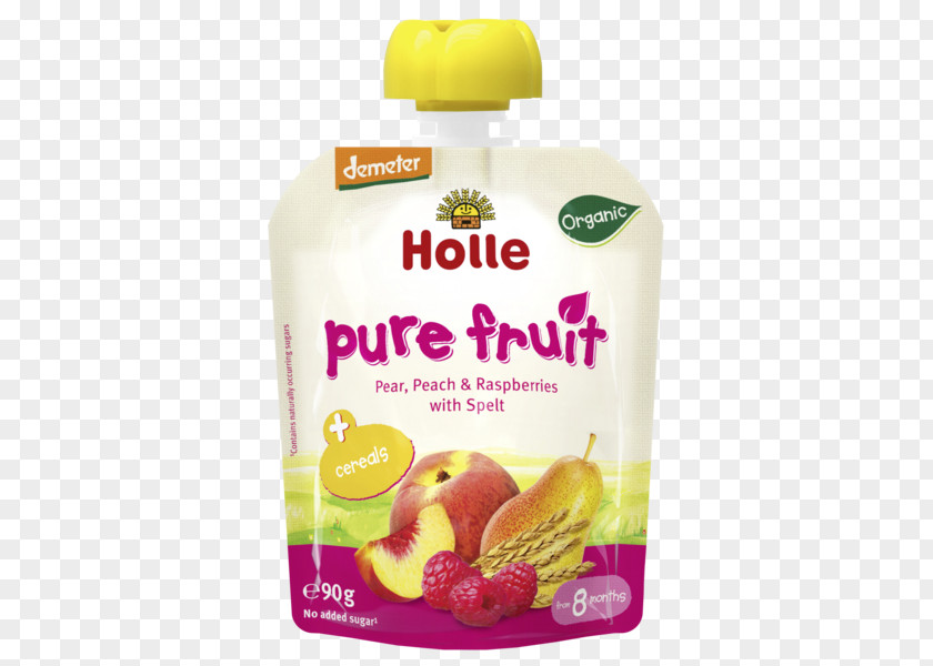 Raspberry Smoothie Holle Baby Food GmbH Organic Purée PNG
