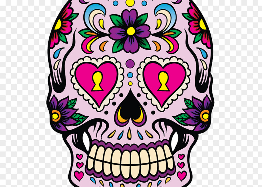 Skull La Calavera Catrina Mexico And Crossbones Blouse PNG
