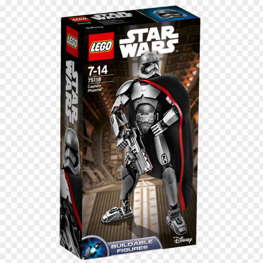 Toy LEGO 75118 Star Wars Captain Phasma Lego First Order Commander PNG