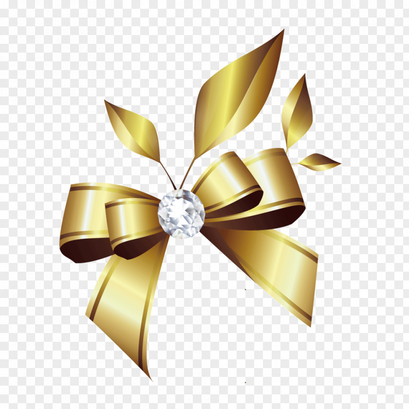 Vector Diamond Bow Jewellery Brilliant Ribbon PNG