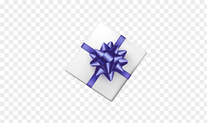 Box Christmas Gift Snowflake Blue PNG