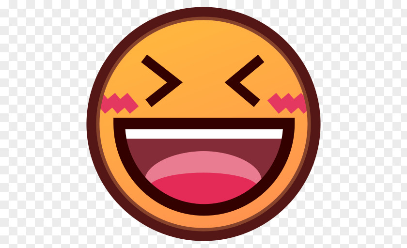 Closed Eyes Emoticon Smiley Emoji Laughter PNG