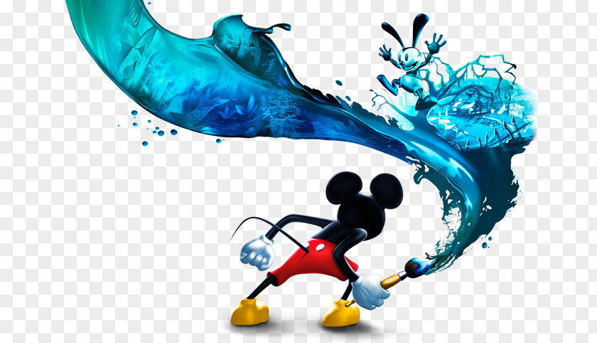 Mickey Mouse Epic 2: The Power Of Two Wii Video Game PNG