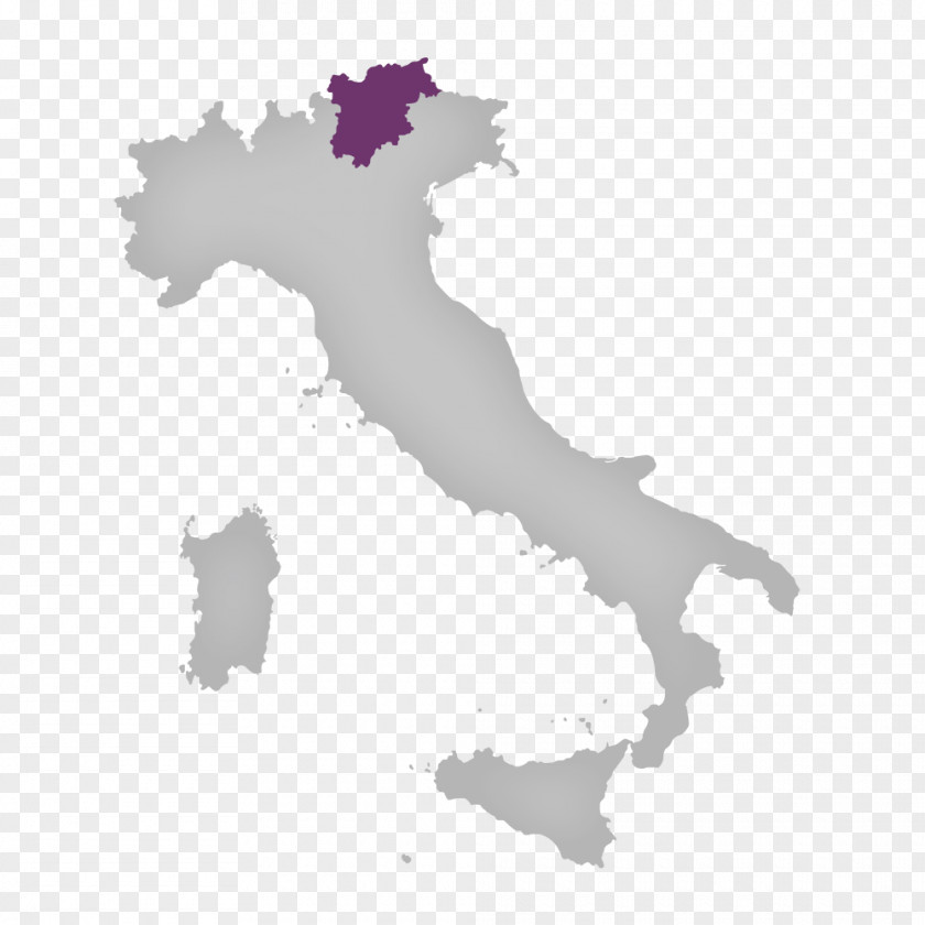 National Colours Of Germany Regions Italy Vector Map Blank PNG
