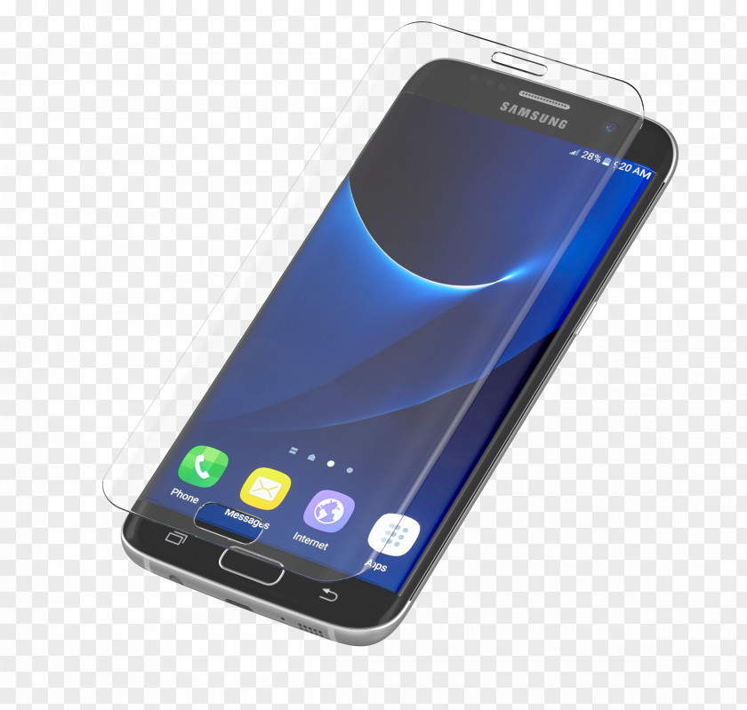 Smartphone Samsung GALAXY S7 Edge Mobile Phone Accessories Feature Screen Protectors PNG