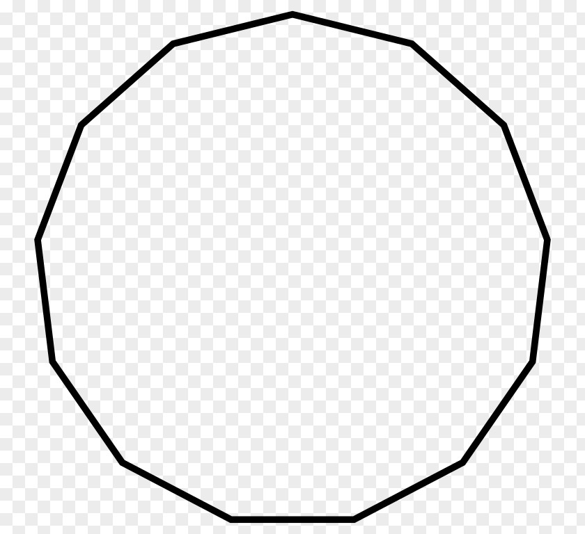 Triangle Regular Polygon Tridecagon Pentadecagon PNG