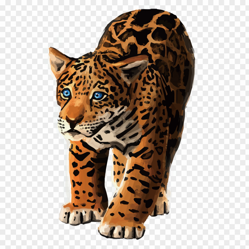 Vector Leopard Jaguar Tiger Black Panther Cheetah PNG