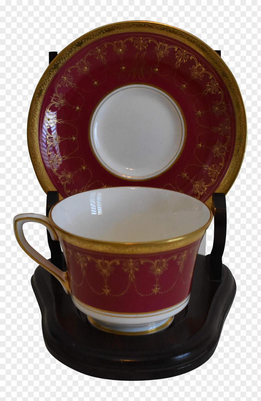 Cup Coffee Saucer Porcelain Tableware PNG