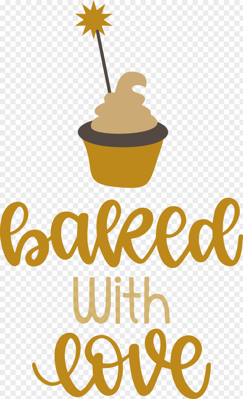 Baked With Love Cupcake Food PNG