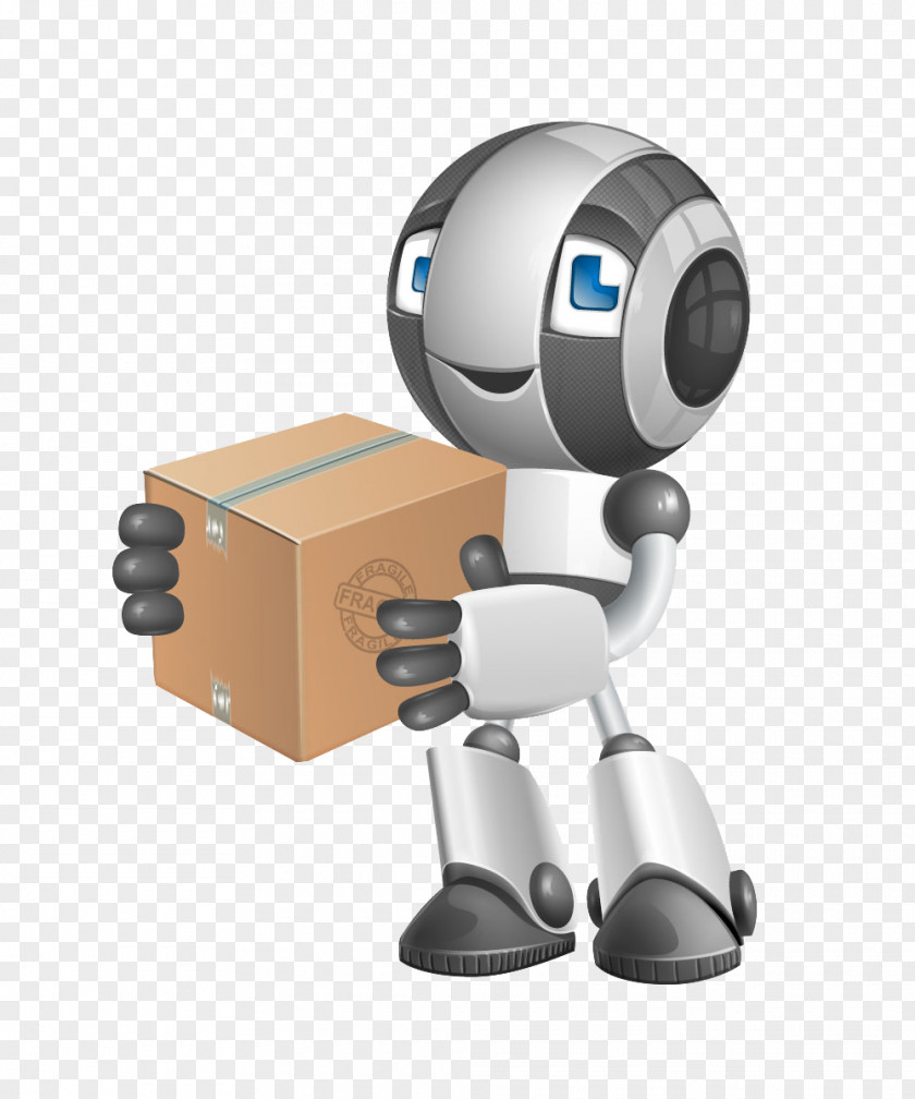 Cartons Smooth Robot Image Laptop Software Computer Android Advertising PNG