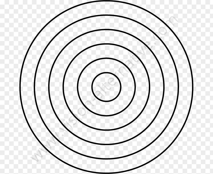 Circle Concentric Objects Point Visual Perception Angle PNG