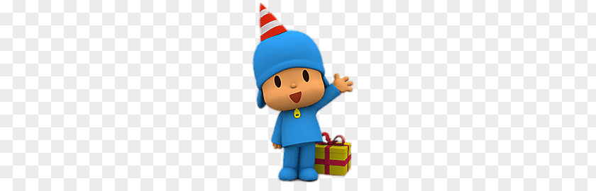 Pocoyo Party PNG Party, toddler wearing blue hat clipart PNG