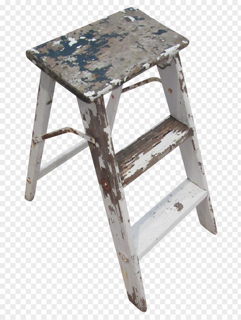 Wood Stool Keukentrap Ladder Table PNG