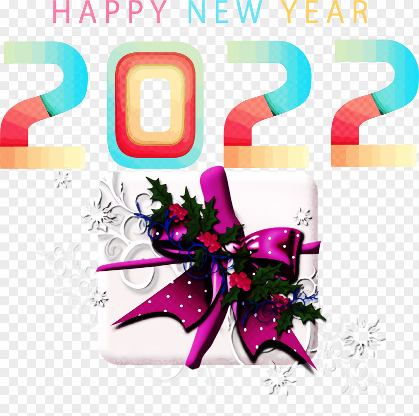 2022 Happy New Year PNG