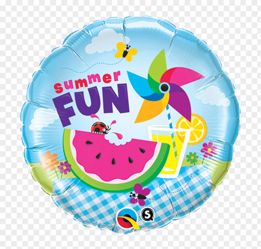 Balloon Barbecue Birthday Party Favor PNG