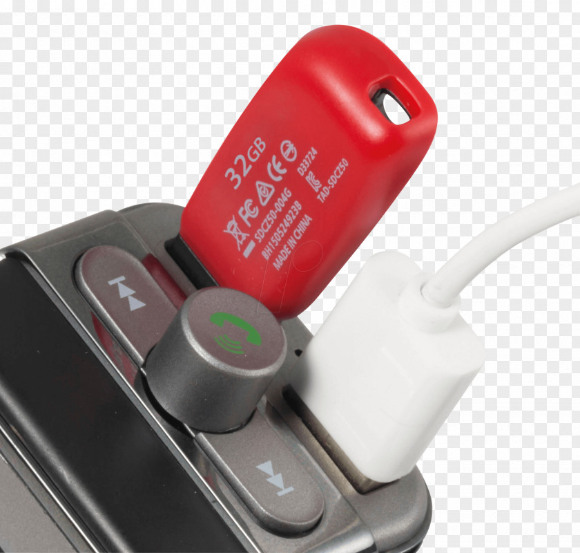 Bluetooth FM Transmitter Handsfree Battery Charger PNG
