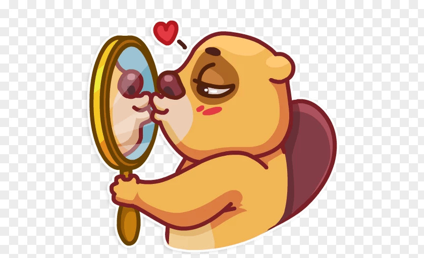 Cute Beaver Eurasian Sticker Clip Art Telegram Image PNG
