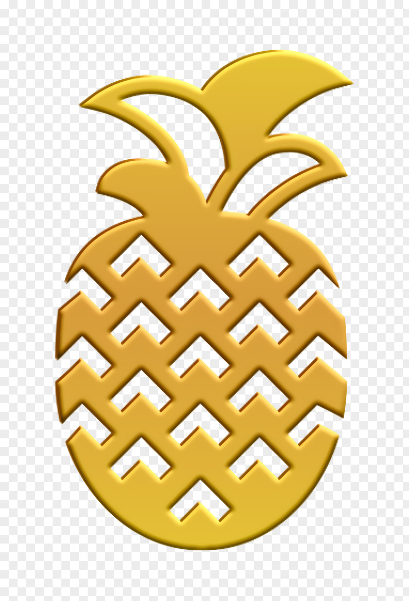 Gastronomy Icon Pineapple Fruit PNG
