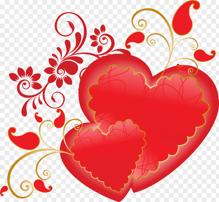 Heart Valentine's Day Clip Art PNG