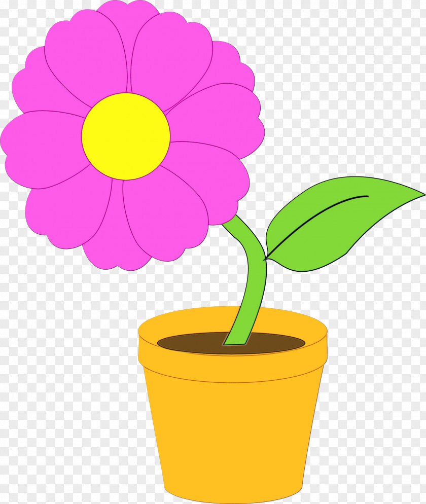 Herbaceous Plant Stem Flowerpot Website Design Blog PNG