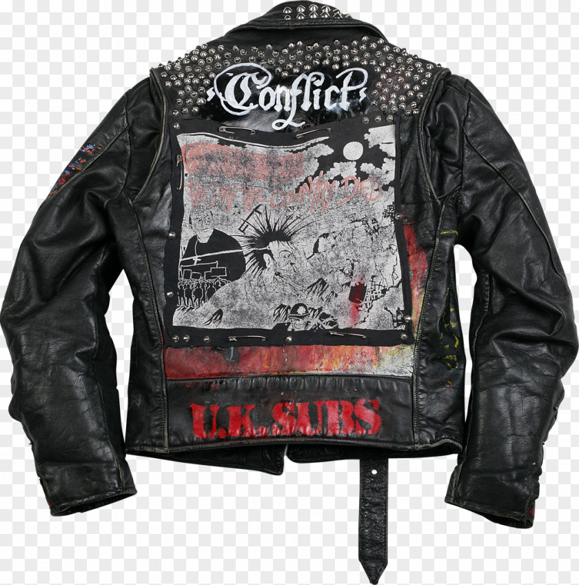 Jacket Leather Punk Fashion T-shirt PNG