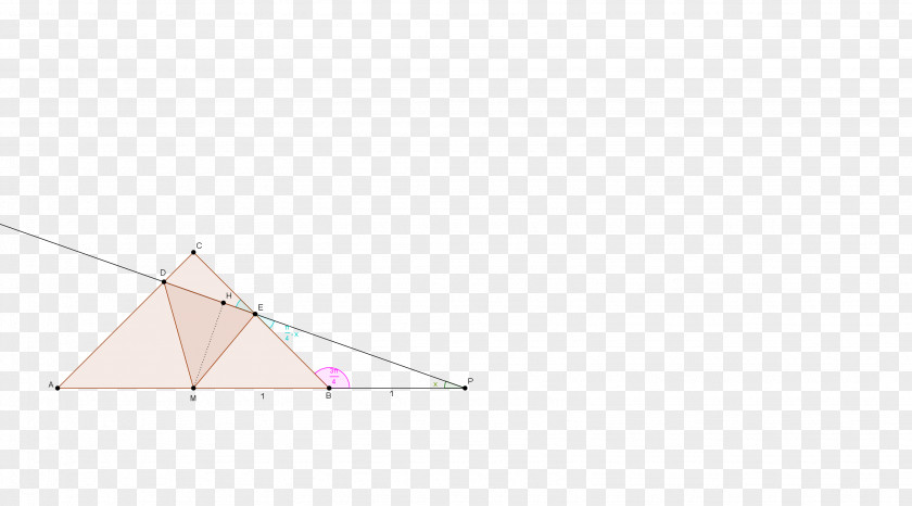 Triangle Point Pink M PNG