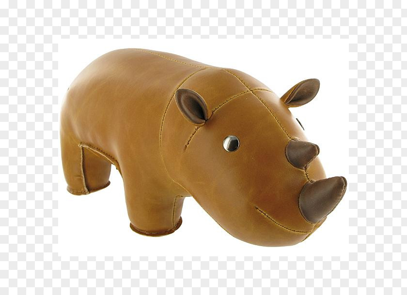 Zuny Door Stops Rhinoceros Bookend Stiloteket Animal PNG