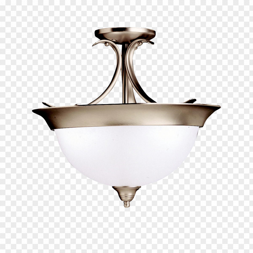 Ceiling Fixture Light Brushed Metal Pendant Lighting PNG