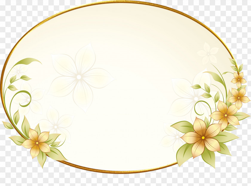 Floral Frame Coffee Cup Cafe Tea Cappuccino PNG