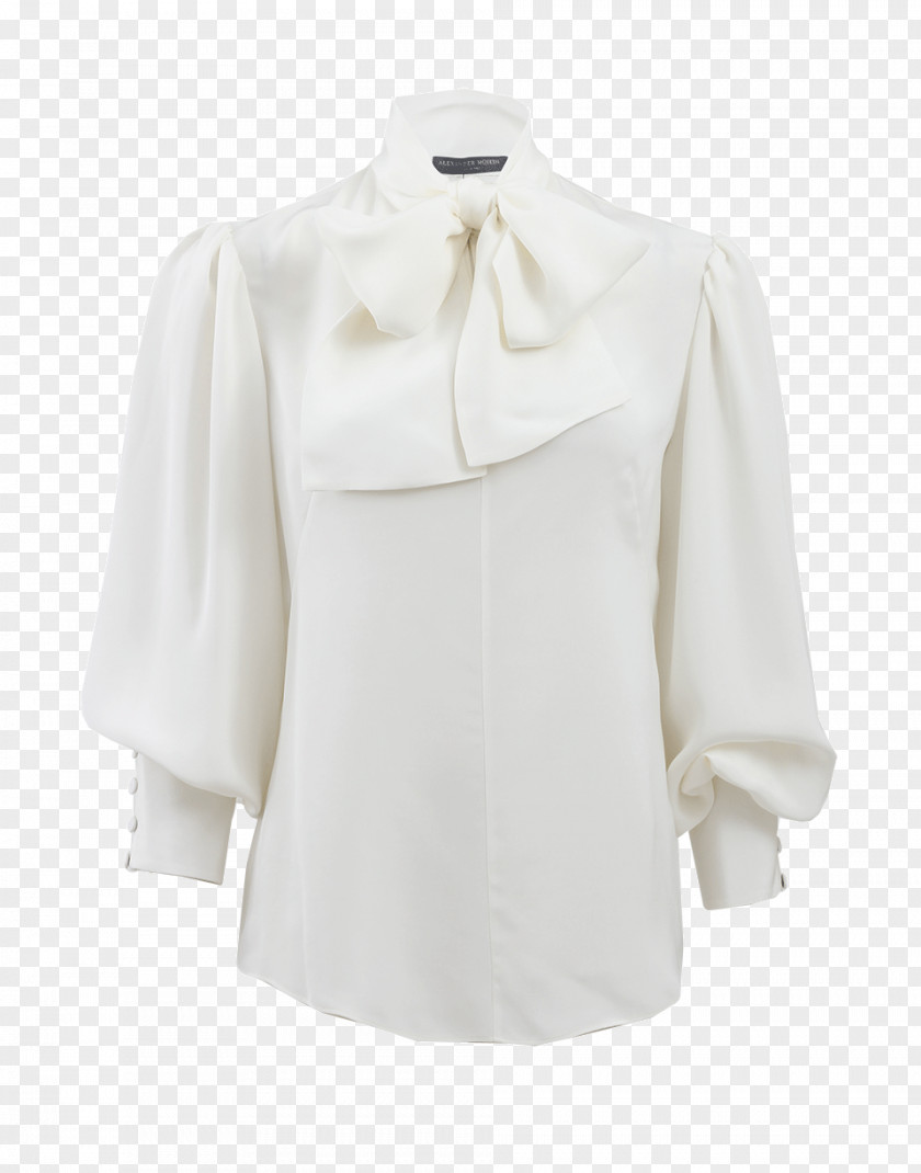 Mcqueen 95 Blouse Shirt Collar Sleeve Dress PNG