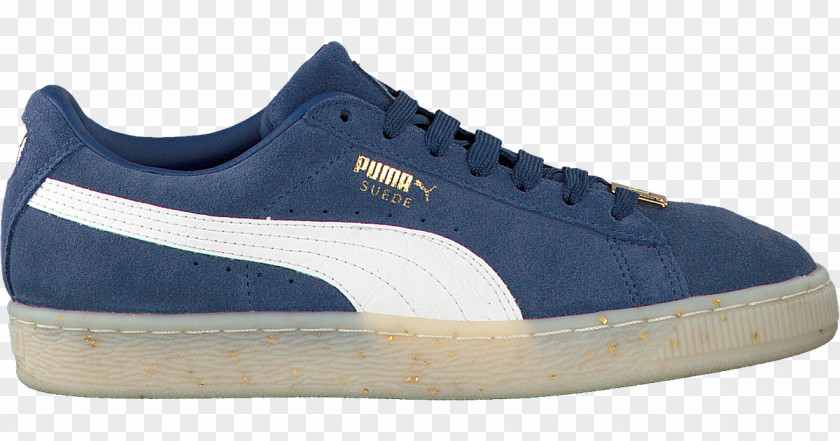 Nike Sports Shoes Suede Blue Puma PNG