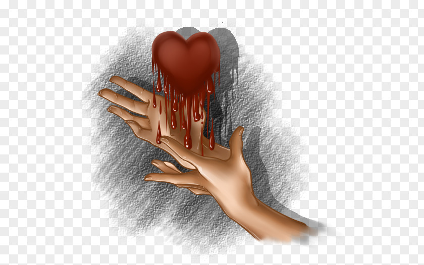 Bleeding Love Heart PNG