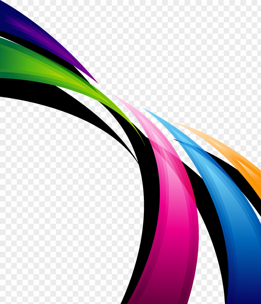 Colorful Stripes Graphic Design Science PNG