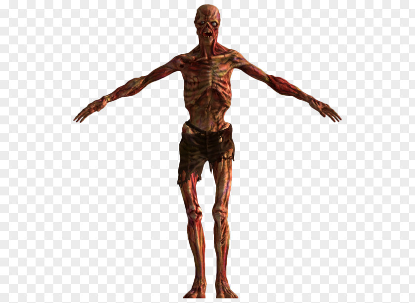 Fallout Ghoul Joint Homo Sapiens Figurine Muscle PNG