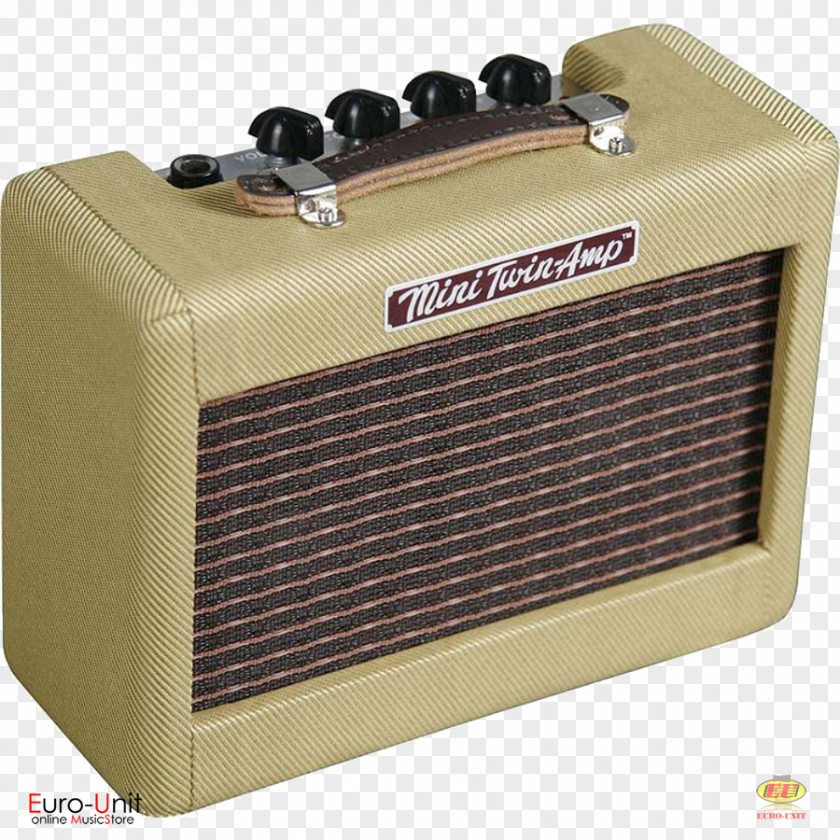 Guitar Amplifier Fender Mini '57 Twin Amp Musical Instruments Corporation PNG