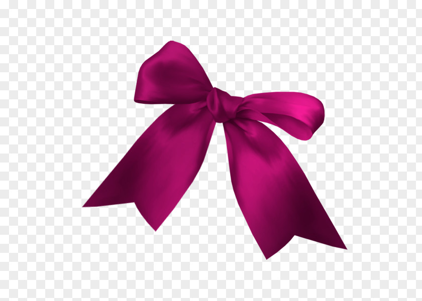 Bow And Ribbon Pink M PNG