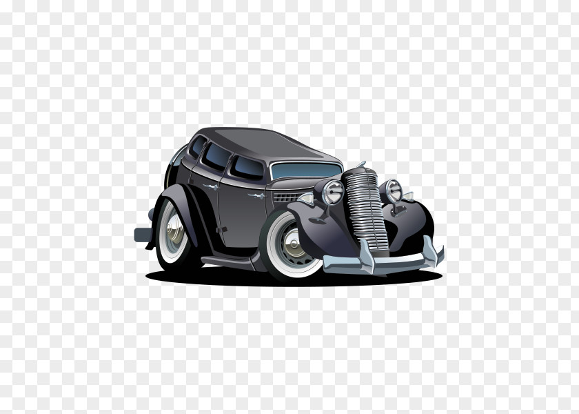 Model Car Sedan Classic Background PNG