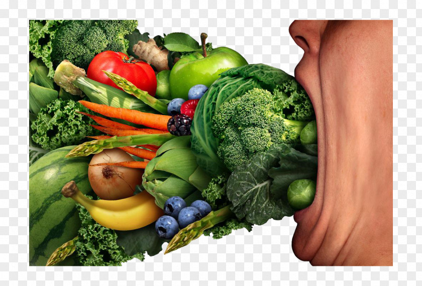 Mouth To Eat Vegetables Eating Healthy Diet Fruit PNG
