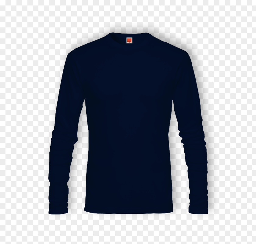 Long Silk Press T-shirt Sweater Crew Neck Sleeve Fashion PNG