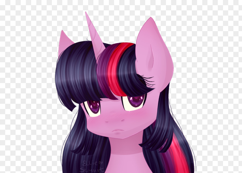 My Little Pony Twilight Dress Hair Coloring Cartoon Black Illustration Pink M PNG