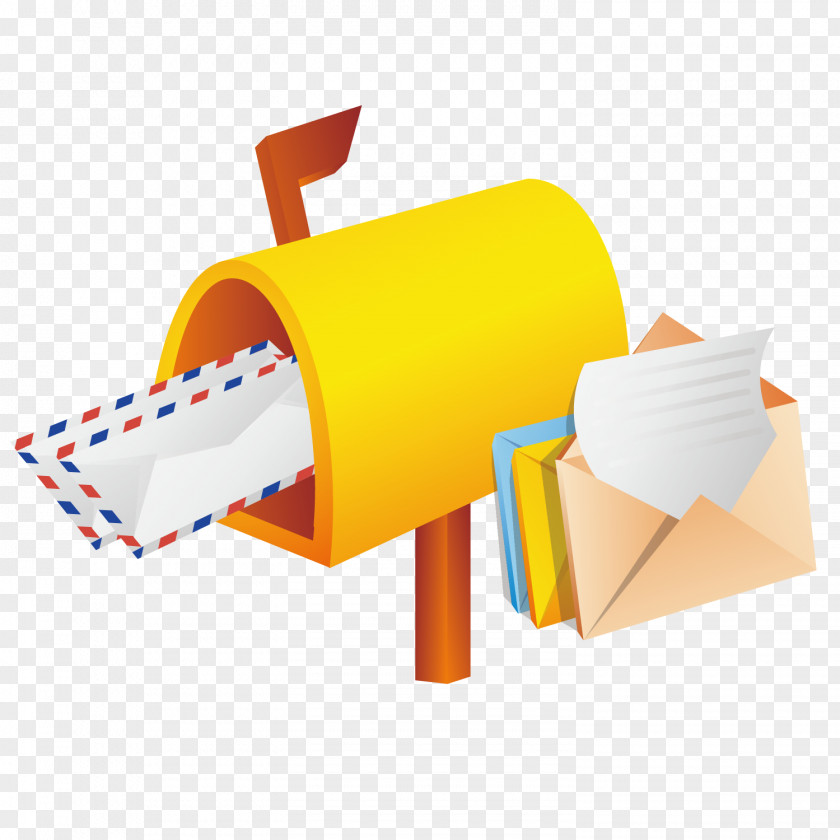 Yellow Mailbox Welcome To Contribute Letter Box Post Mail PNG