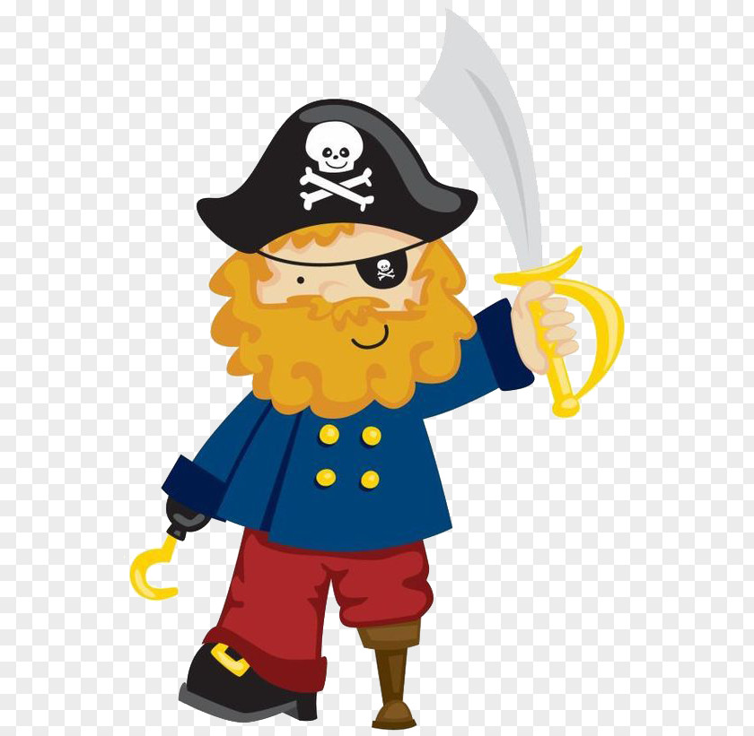 Free Cartoon Drawing Pirate Pull Material Piracy Content Party Clip Art PNG