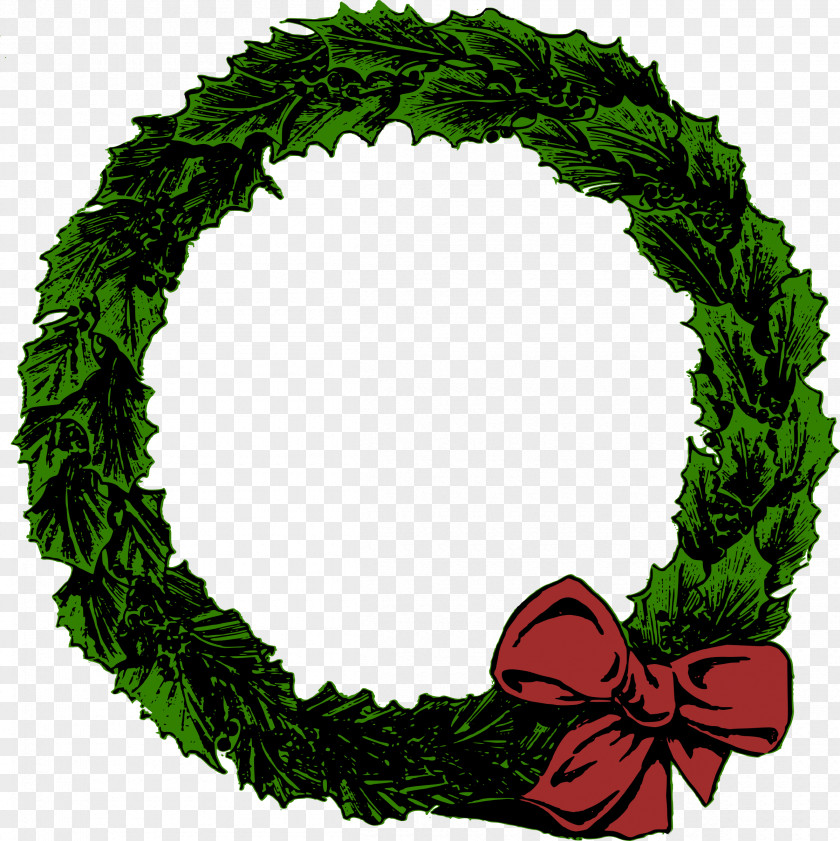 Garland Frame Wreath Christmas Belles Clip Art PNG