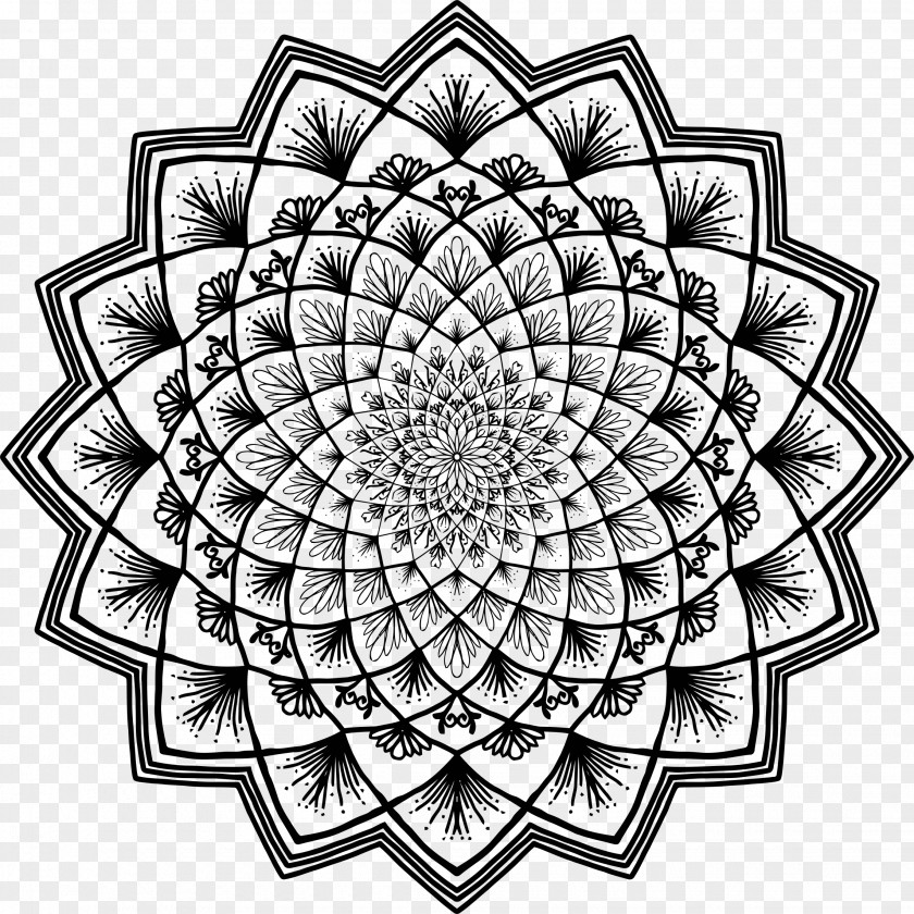 Mandala Drawing Clip Art PNG