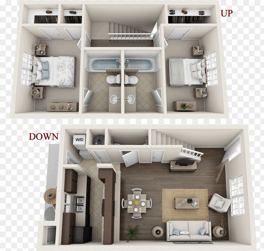 Apartment Meadowpark Townhomes Townhouse Floor Plan Bedroom PNG