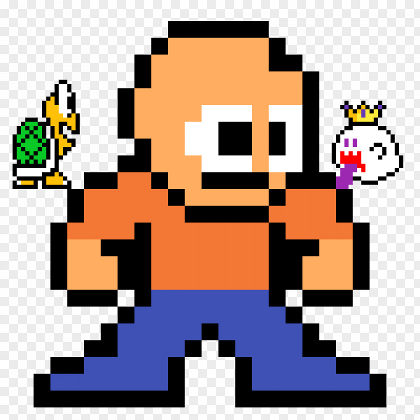 Black And White Pixel Art Mario Sprite Character Video Games 8-bit PNG