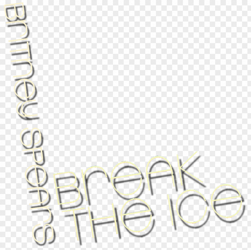 Britney Spears Logo Break The Ice Blackout Song Gimme More PNG